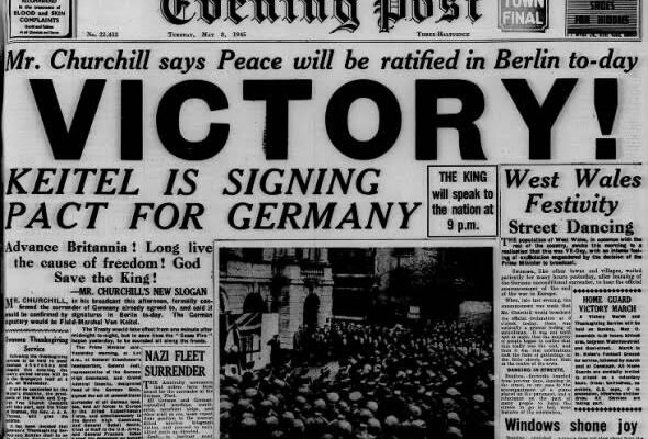 VE Day Through the Pages: How British Newspapers Reported Victory in Europe, May 1945
