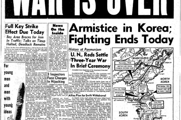 The Korean War Armistice: How Newspapers Reported the Ceasefire of July 1953