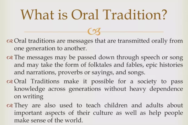 Voices from the Past: The Role of Oral Histories in Reconstructing the Past