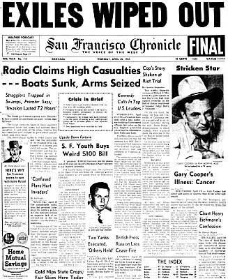 The Bay of Pigs Invasion Through Newspapers of 1961