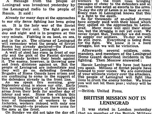 The Siege of Leningrad Through Diaries and Newspapers: Civilian Life Under Total War