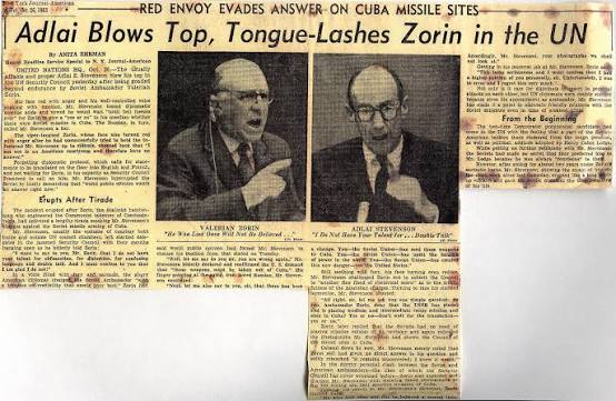 The Cuban Missile Crisis Through Contemporary Newspapers and Eyewitness Accounts