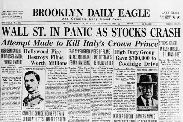 The Wall Street Crash in the World Press: How International Newspapers Covered October 1929