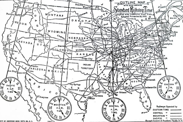 The Railroads Create Time Zones: The Day the World Got in Sync
